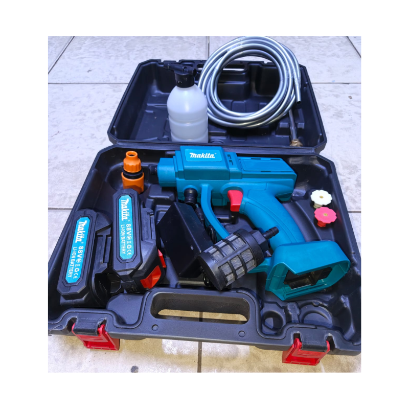86v Makita Accessories Portable Cordless Carwash Machine With Two Batteries