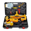 Electric Car Jack Kit 3 Tonnes 12V Scissor Jack with Electric Impact Wrench and Tire Inflator, Portable Emergency Car lift Tire Change Tools